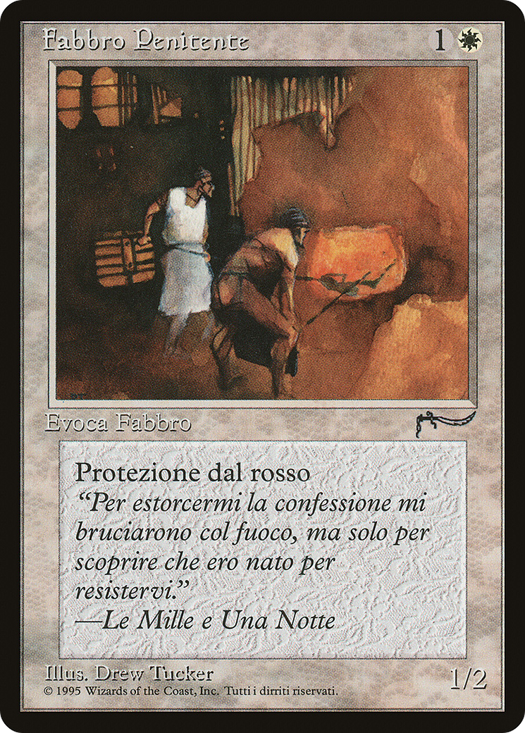 Repentant Blacksmith (Italian) - "Fabbro Penitente" (REN-010) - Rinascimento