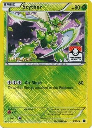 Scyther 004/108 - Reverse Holofoil League & Championship Cards - Promo