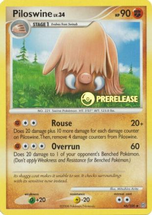 Piloswine 046/100 Nintendo Promos - Promo