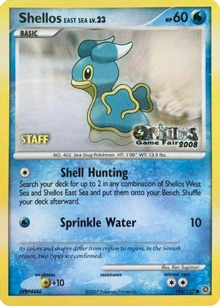 Shellos East Sea 106/132 Nintendo Promos - Promo