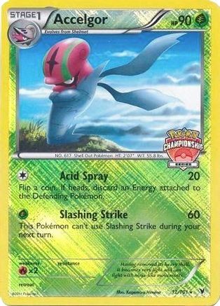 Accelgor 012/101 - Reverse Holofoil League & Championship Cards - Promo