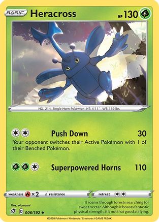 Heracross 006/192 SWSH02 Rebel Clash - Uncommon