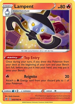 Lampent 032/192 SWSH02 Rebel Clash - Uncommon