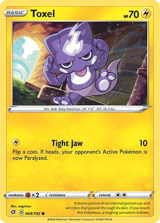 Toxel 068/192 SWSH02 Rebel Clash - Common