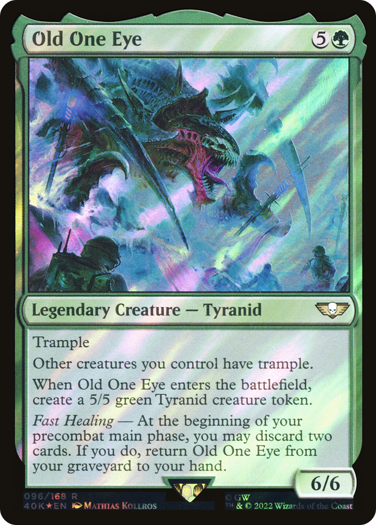 Old One Eye (Surge Foil) (40K-96★) - Warhammer 40,000 Commander Foil