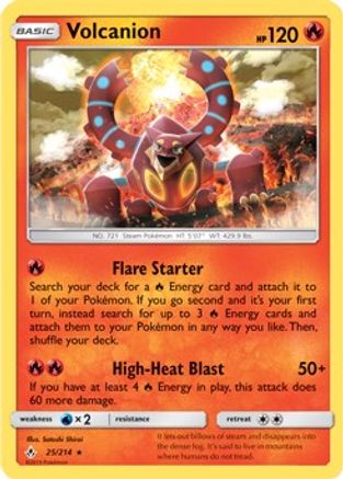 Volcanion 025/214 Deck Exclusives - Rare