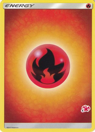 Fire Energy (#6 Charizard Stamped) Battle Academy - Promo