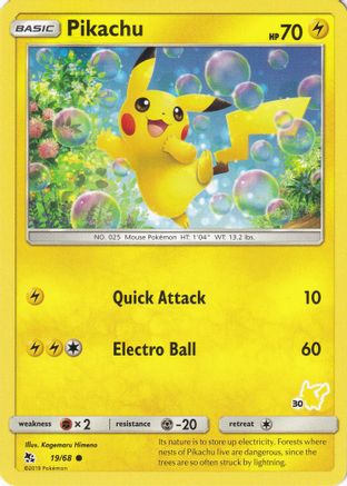 Pikachu 019/068 Battle Academy - Promo