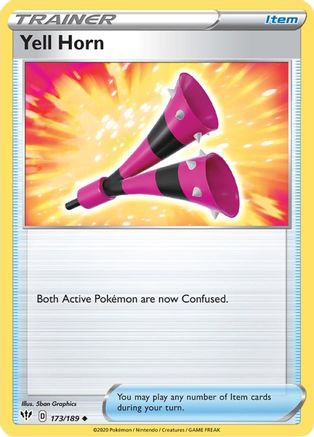 Yell Horn 173/189 - Reverse Holofoil SWSH03 Darkness Ablaze - Uncommon