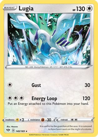 Lugia 140/189 SWSH03 Darkness Ablaze - Rare