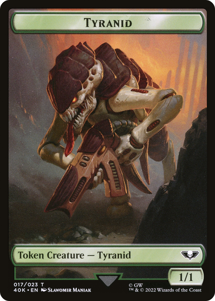 Tyranid (T40K-017) - Warhammer 40,000 Tokens