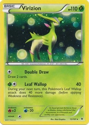 Virizion 013/101 - Holofoil Blister Exclusives - Promo