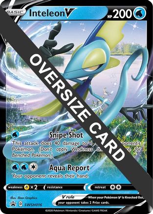 Inteleon V SWSH016 - Holofoil Jumbo Cards - Promo