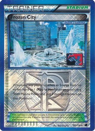 Frozen City (Team Plasma) 100/116 - Reverse Holofoil League & Championship Cards - Promo