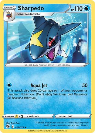 Sharpedo 012/73 Champions Path - Uncommon
