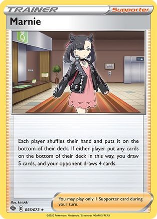 Marnie 056/73 - Reverse Holofoil Champions Path - Holo Rare
