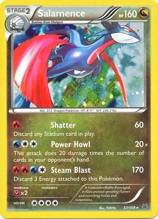 Salamence 057/108 - Holofoil Blister Exclusives - Promo