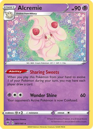 Alcremie 081/185 SWSH04 Vivid Voltage - Rare