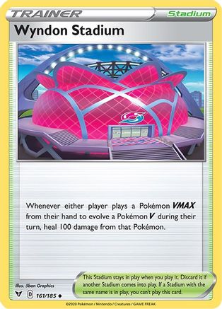 Wyndon Stadium 161/185 - Reverse Holofoil SWSH04 Vivid Voltage - Uncommon