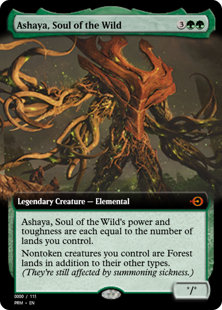 Ashaya, Soul of the Wild (PRM-83778) - Magic Online Promos