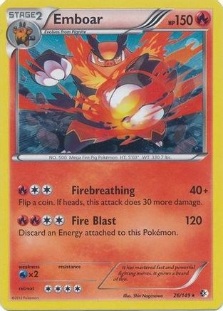 Emboar 026/149 - Holofoil Blister Exclusives - Promo