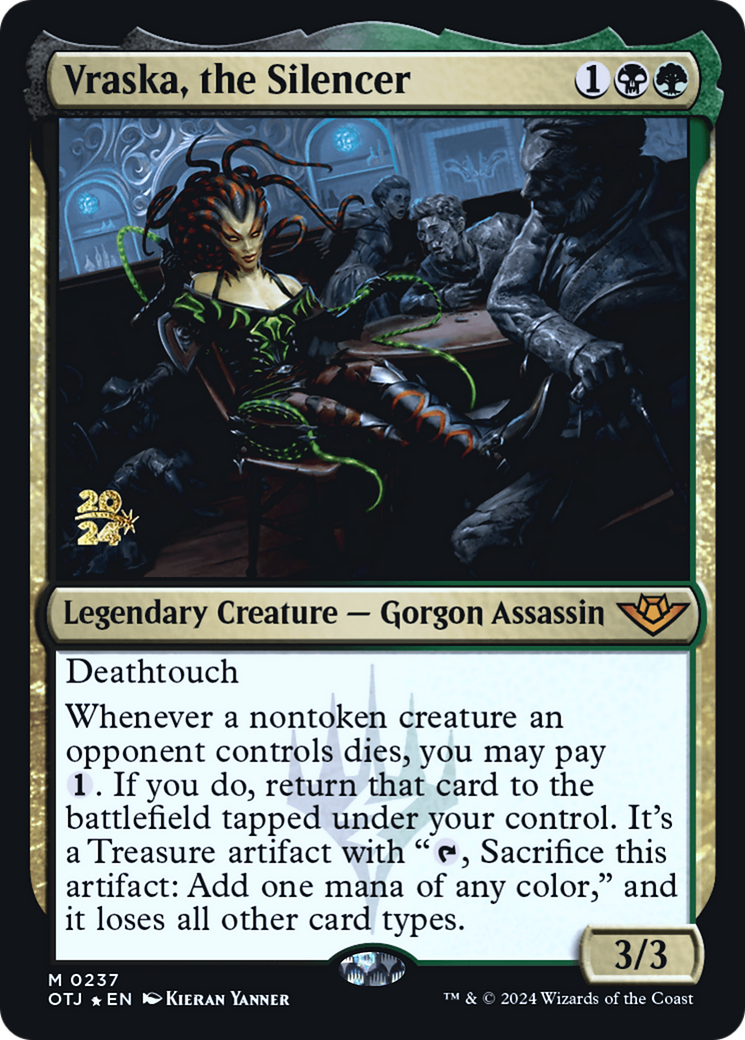 Vraska, the Silencer (PRE-237S) - Outlaws of Thunder Junction Promos Foil