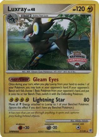 Luxray 007/130 League & Championship Cards - Promo