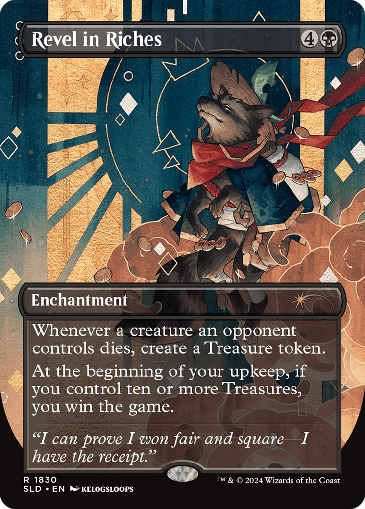 Revel in Riches (SLD-1830) - Secret Lair Drop (Borderless) Foil