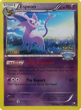 Espeon 048/108 - Reverse Holofoil League & Championship Cards - Promo