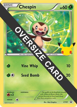 Chespin XY01 First Partner Pack - Promo