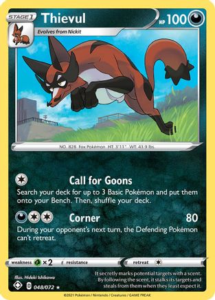 Thievul 048/072 - Holofoil Shining Fates - Holo Rare