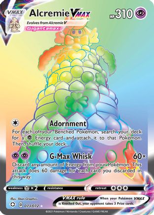 Alcremie VMAX (Secret) 073/072 - Holofoil Shining Fates - Secret Rare