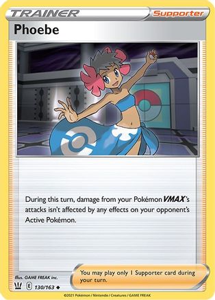 Phoebe 130/163 - Reverse Holofoil SWSH05 Battle Styles - Uncommon