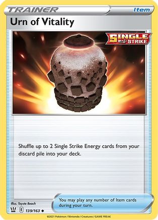 Urn of Vitality 139/163 SWSH05 Battle Styles - Uncommon