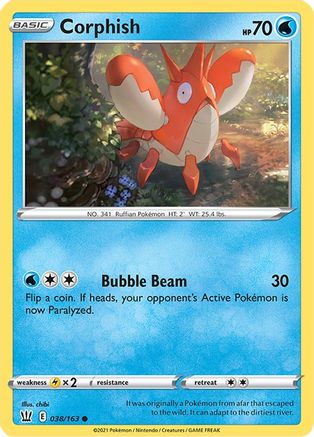 Corphish 038/163 SWSH05 Battle Styles - Common