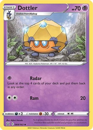 Dottler 064/163 SWSH05 Battle Styles - Uncommon
