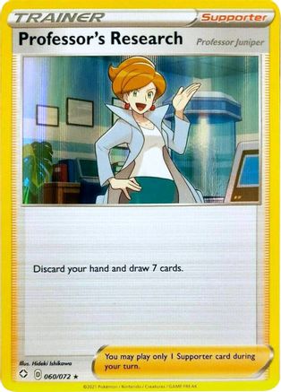 Professor's Research 060/072 - Holofoil Deck Exclusives - Holo Rare