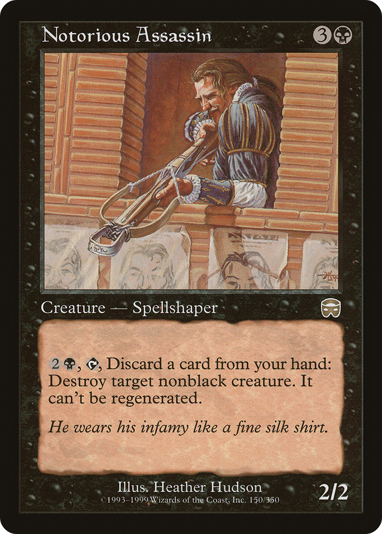 Notorious Assassin (MMQ-150) - Mercadian Masques