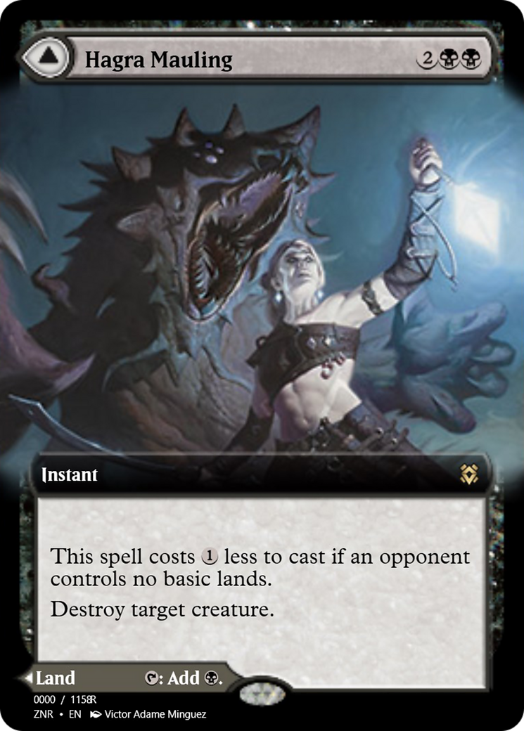 Hagra Mauling // Hagra Broodpit (PRM-83874) - Magic Online Promos Foil