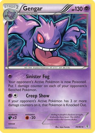 Gengar 035/83 - Holofoil Blister Exclusives - Promo