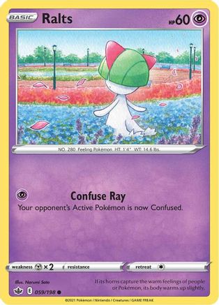 Ralts 059/198 SWSH06 Chilling Reign - Common