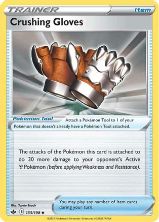 Crushing Gloves 133/198 SWSH06 Chilling Reign - Uncommon