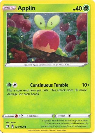 Applin 020/192 - Holofoil Blister Exclusives - Promo