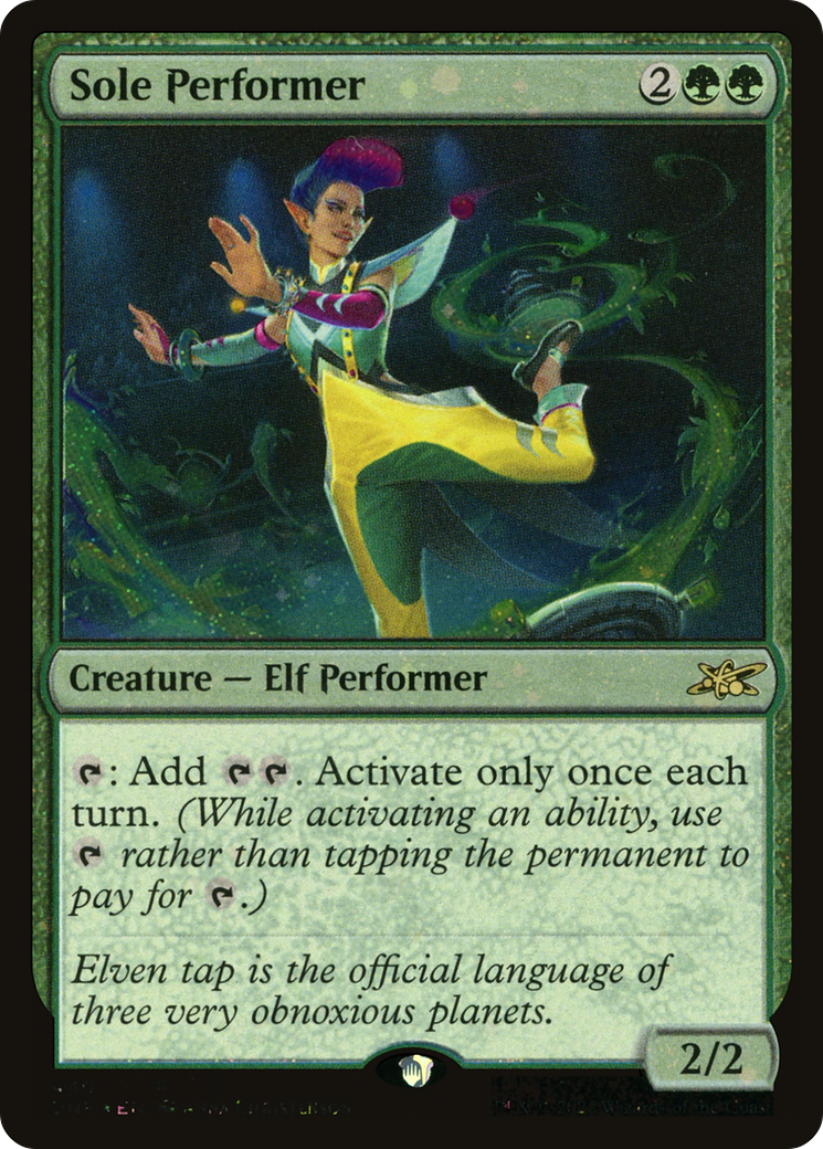 Sole Performer (Galaxy Foil) (UNF-440) - Unfinity Foil