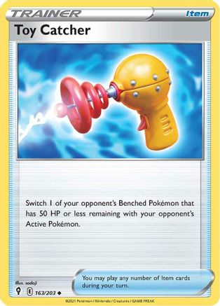 Toy Catcher 163/203 - Reverse Holofoil SWSH07 Evolving Skies - Uncommon