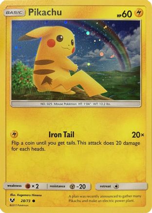 Pikachu 028/73 - Holofoil Miscellaneous Cards & Products - Promo