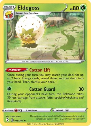 Eldegoss 016/203 Deck Exclusives - Promo