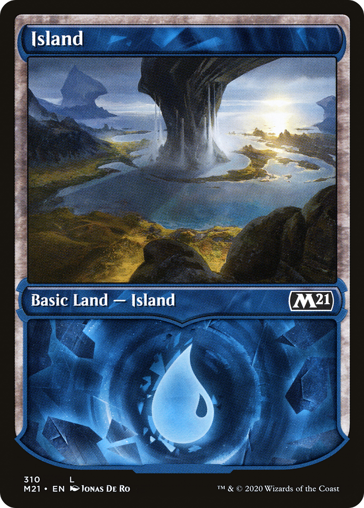 Island (Showcase) (M21-310) - Core Set 2021: (Showcase)