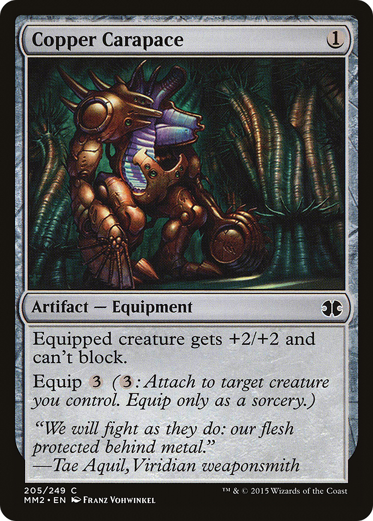 Copper Carapace (MM2-205) - Modern Masters 2015