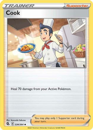 Cook 228/264 SWSH08 Fusion Strike - Uncommon